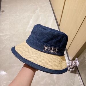 Dior Cowboy Patchwork Fisherman's Hat
